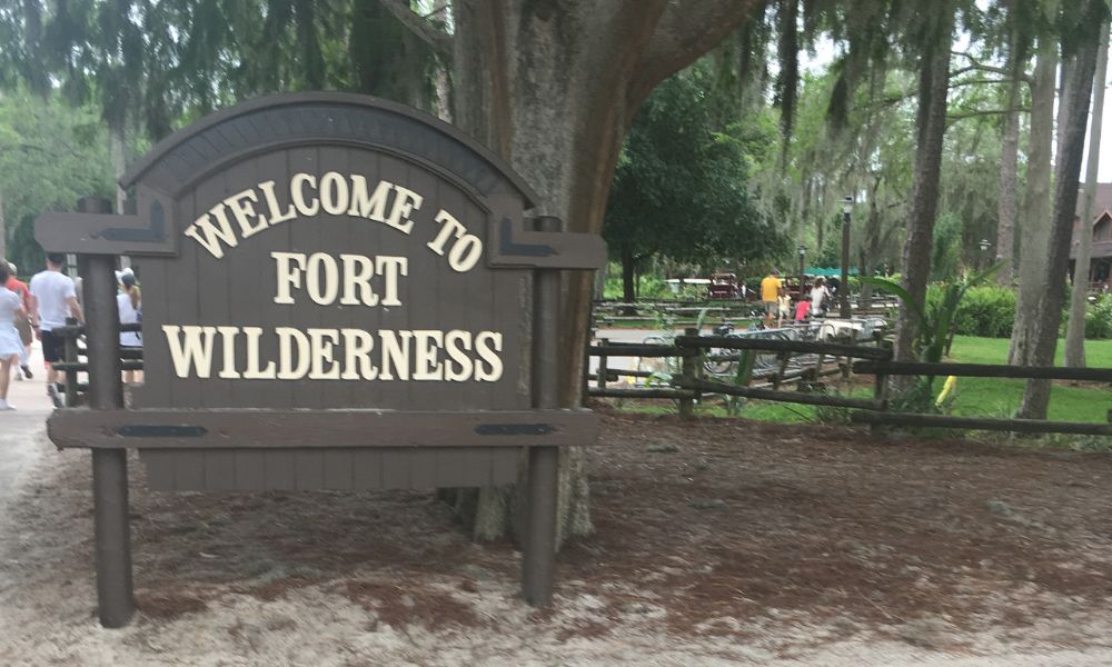 Disney's Fort Wilderness sign