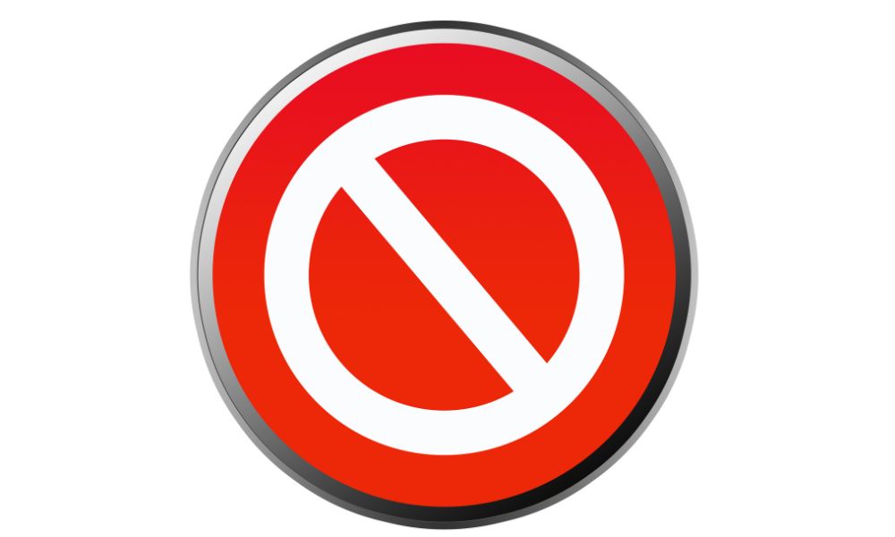 no entry